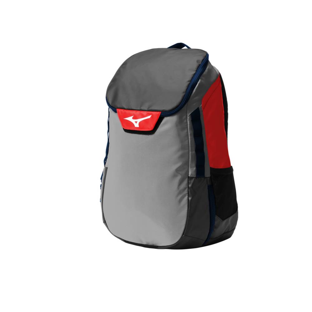 Mochila Mizuno Crossover X - Homem - Azul Marinho/Vermelhas - TIXWQ4628